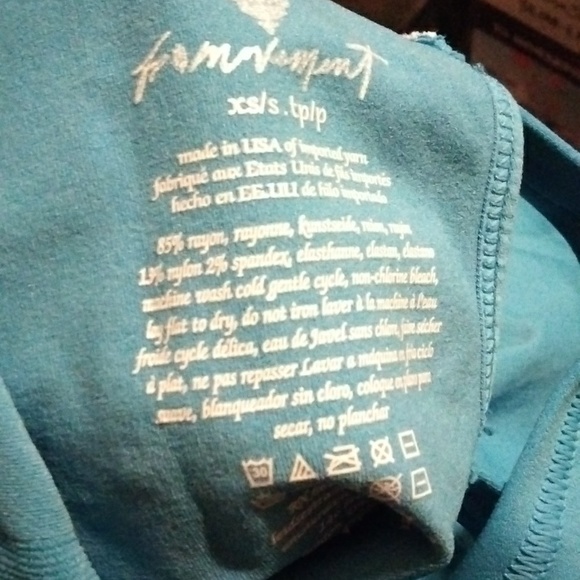 NWOT, XS/S Free People Movement Good Karma Onesie - Picture 2 of 2